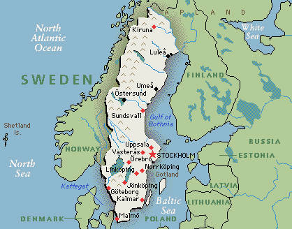 švedska geografska karta Švedska – Bihor Petnjica švedska geografska karta
